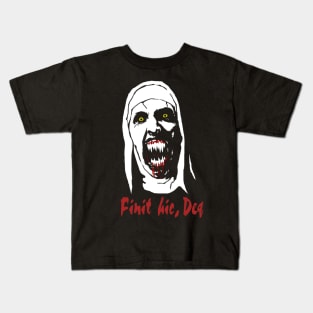 demons, monsters, movies, fear, venom, nun Kids T-Shirt